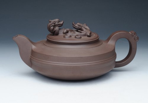 吴卫军紫砂壶 楚汉风韵 老紫泥 