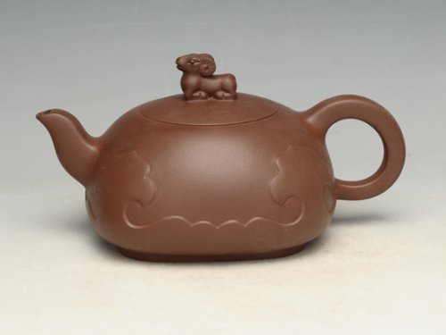 朱水芬紫砂壶 吉祥如意 