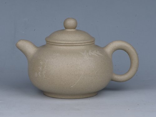 潘雪峰紫砂壶 得福 容量：200cc  泥料：本山绿泥 