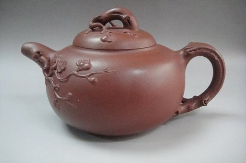 蒋志敏紫砂壶 金梅祝福 