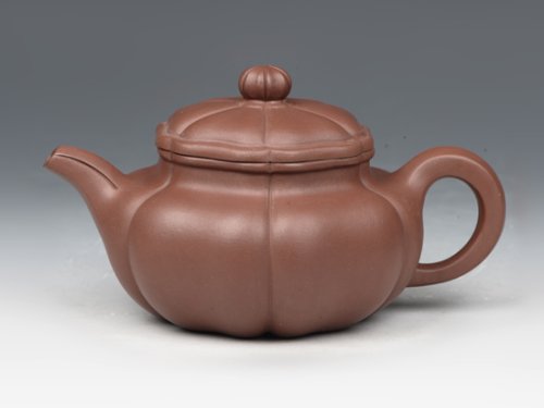 董建忠紫砂壶 葵菱 