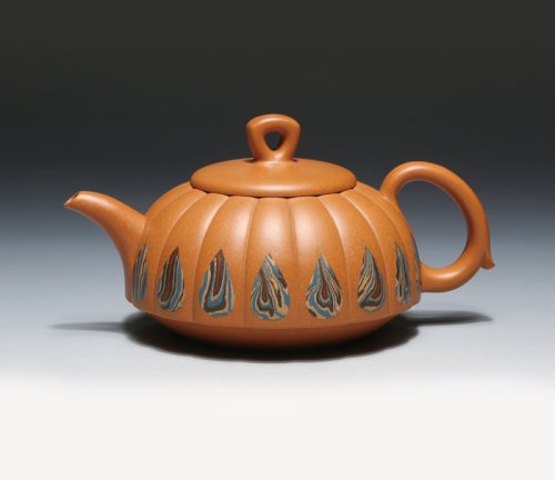 刘建平紫砂壶 争艳 