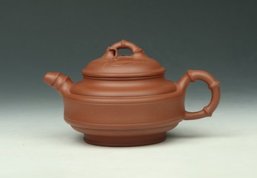 羊玉琴紫砂壶 竹鼓 