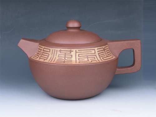 周奇鸣紫砂壶 特大型唐风汉韵壶 