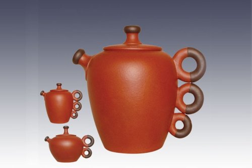 鲁文琴紫砂壶 钟灵毓秀对壶之钟灵壶 