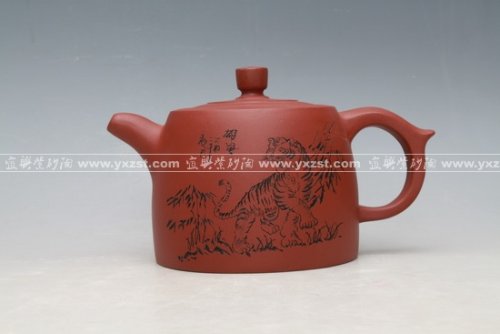 邓承彬紫砂壶 大井栏 390CC 