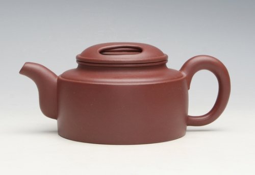 王丽紫砂壶 牛盖莲子 