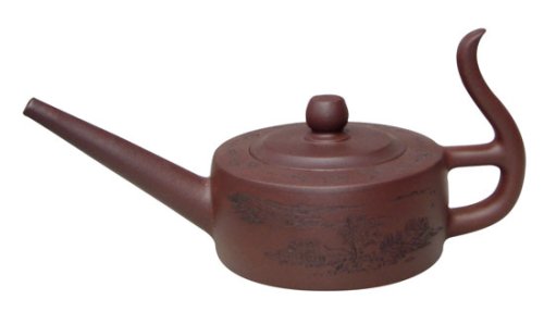 鲁文琴紫砂壶 长乐壶 