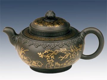 郭纪成紫砂壶 玉兔如意 