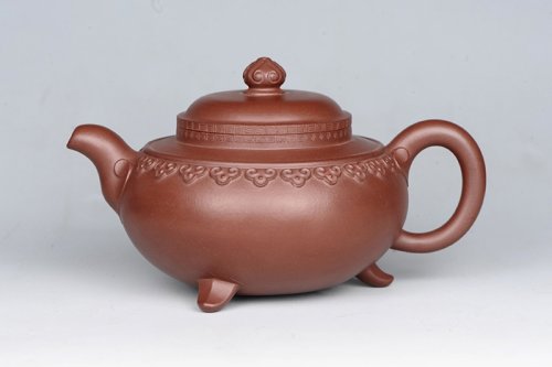 范云松紫砂壶 云肩如意壶 