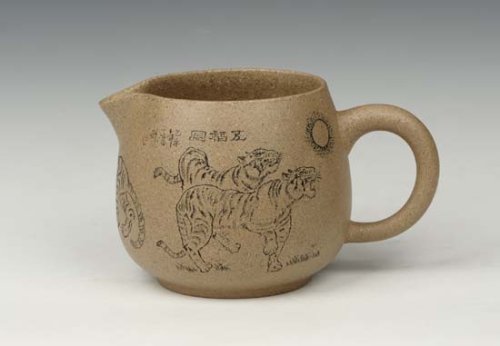 陈守波紫砂壶 五福功道杯 