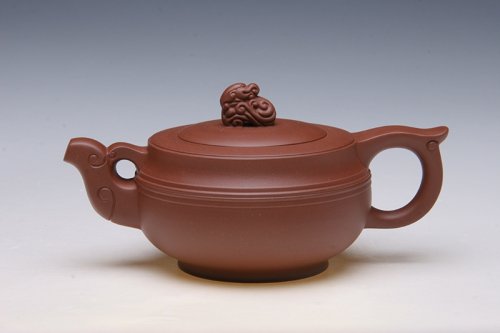 蒋丽雯紫砂壶 云海游龙壶 