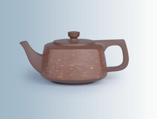 范卓群紫砂壶 方圆壶 