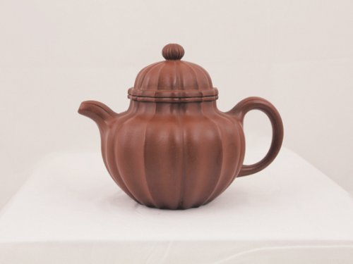 叶洪斌紫砂壶 筋纹掇球 