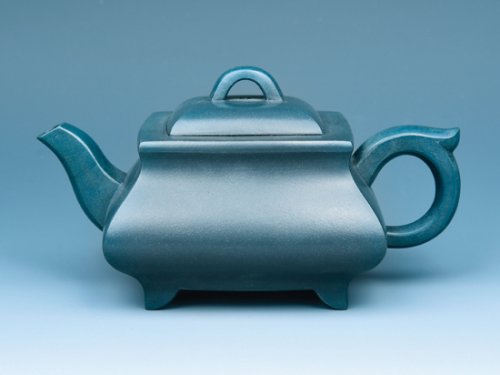 张丽妹紫砂壶 四方碧玉 