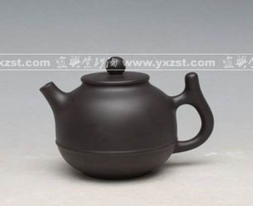 施月红紫砂壶 日月同辉 