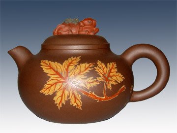 秦岭紫砂壶 马上封侯 