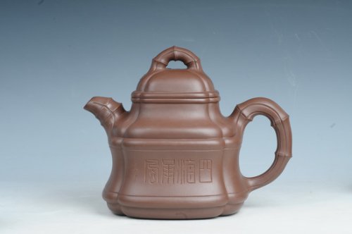 曾建丁紫砂壶 大竹鼎 