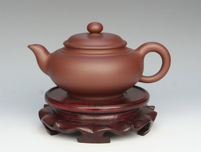 华雪琴紫砂壶 扁灯 