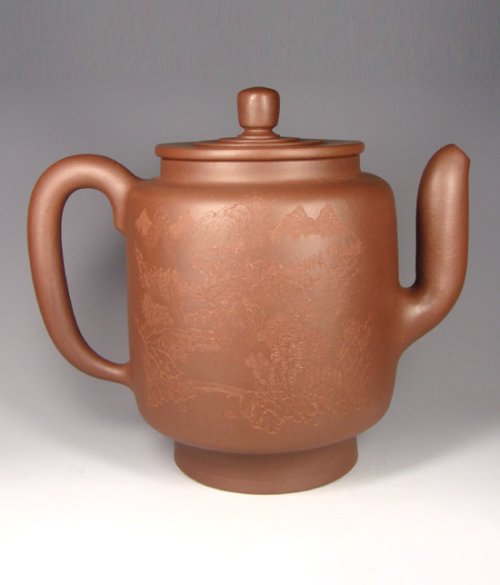 彭耀年紫砂壶 古莲 