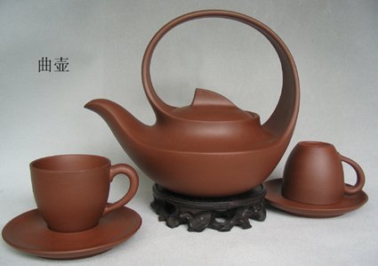 赵明敏紫砂壶 曲 壶 
