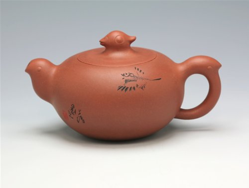 厉上清紫砂壶 与画家利烽的合作1 