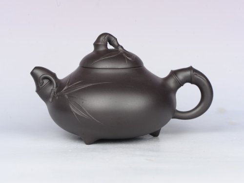 范菊华紫砂壶 三脚竹鼎 