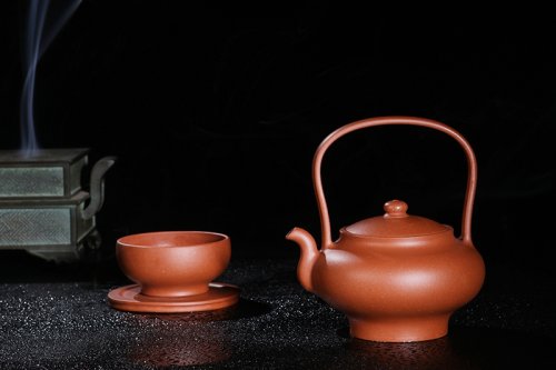 闵军紫砂壶 花惜 