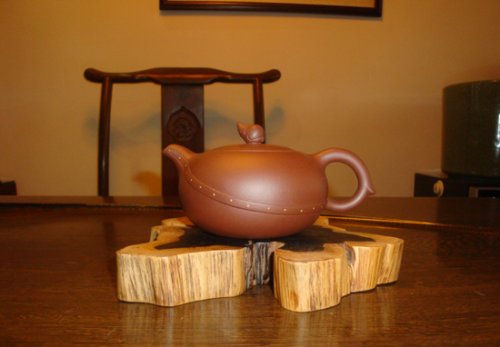 汪晖紫砂壶 金砂 