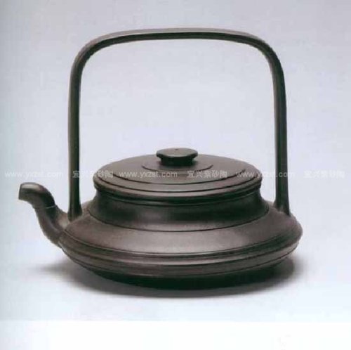 徐汉棠紫砂壶 水波提梁壶 