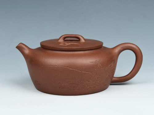 雷旭梅紫砂壶 仿古井栏 