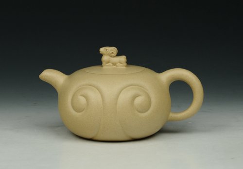 朱水芬紫砂壶 吉祥如意 