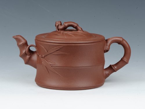 朱大伟紫砂壶 竹段 