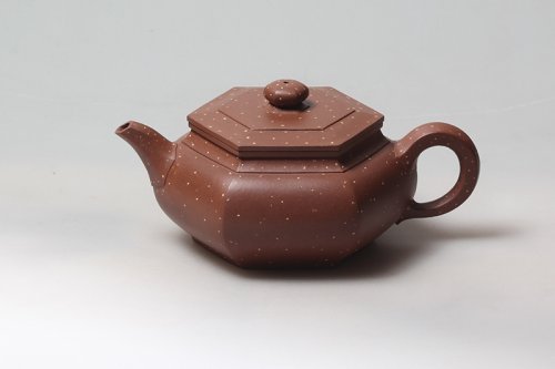 吴勇紫砂壶 六方大彬满天星 