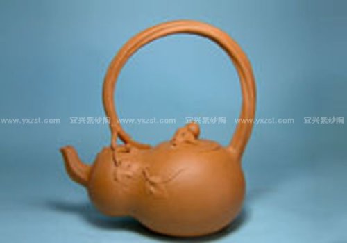 周忠军紫砂壶 乾坤葫芦 