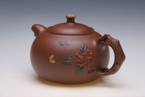 季益顺紫砂壶 国色天香 