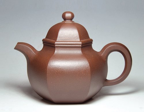 席志紫砂壶 六方掇球 