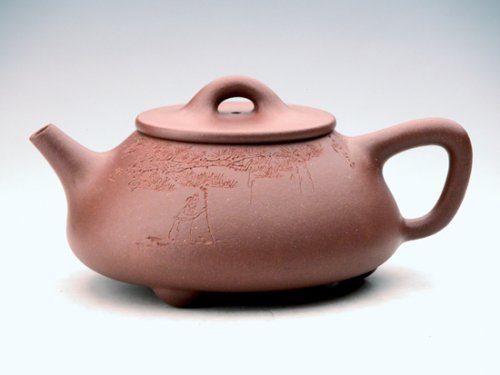 谈敏紫砂壶 景舟石瓢(全手工) 