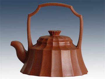 王石耕紫砂壶 百灵提梁 