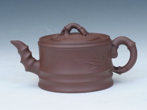 朱大伟紫砂壶 竹段 