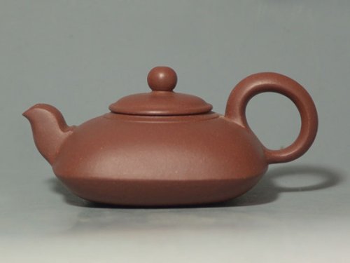 丁梅娟紫砂壶 方棱 