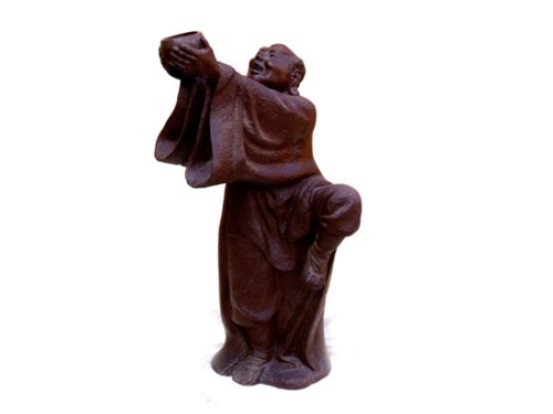 吴青紫砂壶 举钵罗汉  作者：高级工艺师吴克强 