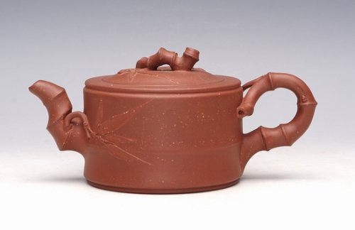 许华芳紫砂壶 竹段 