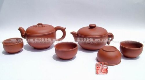 顾勤紫砂壶 祥云如意套壶 