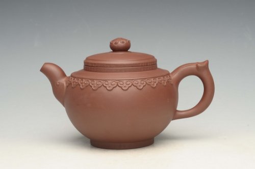 吴俊平紫砂壶 云肩如意 