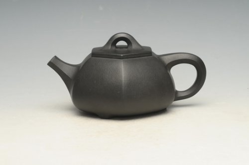 储栋平紫砂壶 六方石瓢 