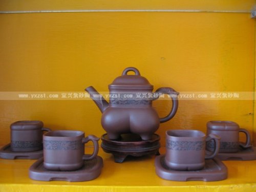 周新保紫砂壶 将军套壶 