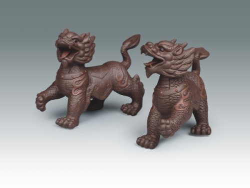 姜建荣紫砂壶 麒麟 