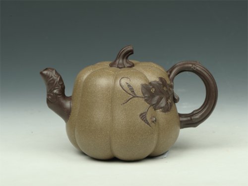 董建忠紫砂壶 南瓜壶 