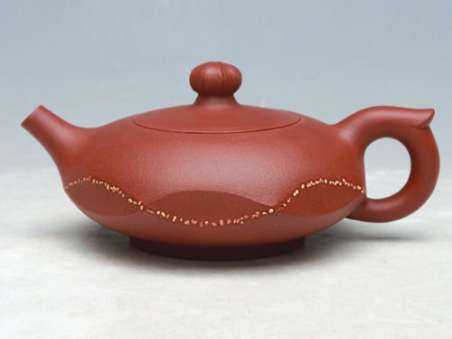 杨红芬紫砂壶 小菱花壶 